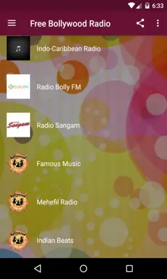 Free Bollywood Radio Online android App screenshot 2